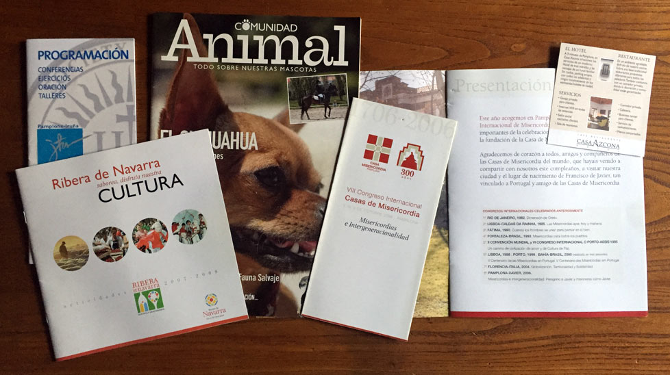 diseño de folletos revistas en pamplona navarra