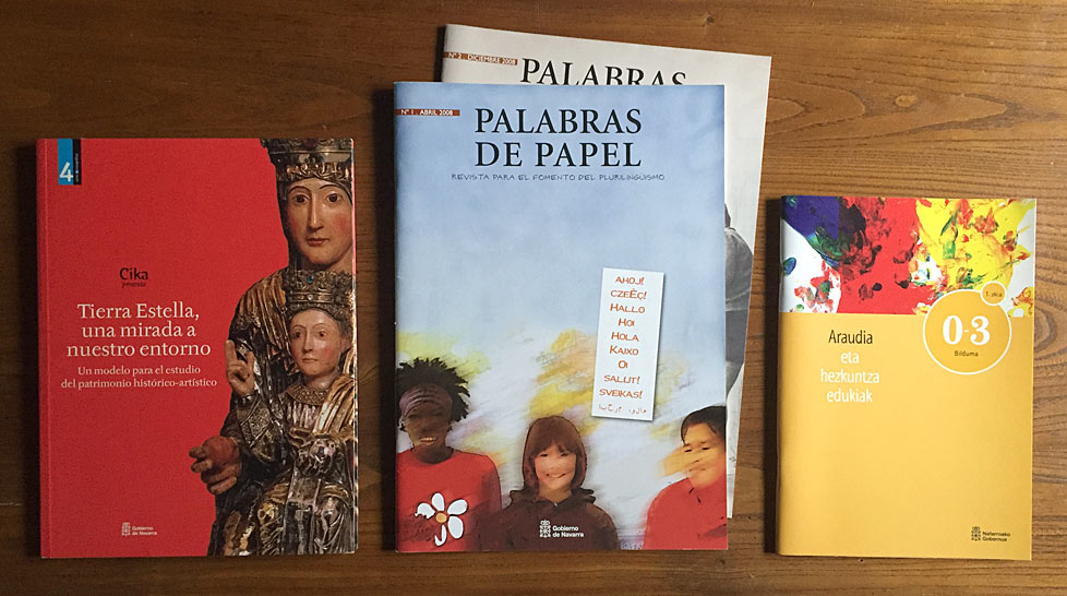publicaciones para el departamento de educación del gobierno de navarra